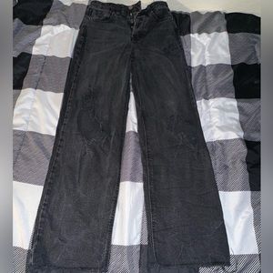 Distress Black Jeans